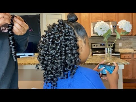 Clearance | Toyotress Wand Twist Crochet Hair | 10-12 Inch Natural Black Pre-twisted Jamaican Bounce Wand Twist Crochet Braids Synthetic Braiding Hair Extensions